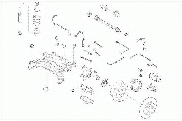 SACHS MERCECKLARS001 Рулевое управление; Подвеска колеса