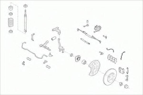 SACHS MERCECKLAFS012 Рулевое управление; Подвеска колеса