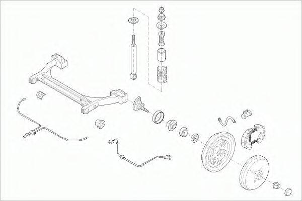 SACHS VWPOLORS002 Рулевое управление; Подвеска колеса