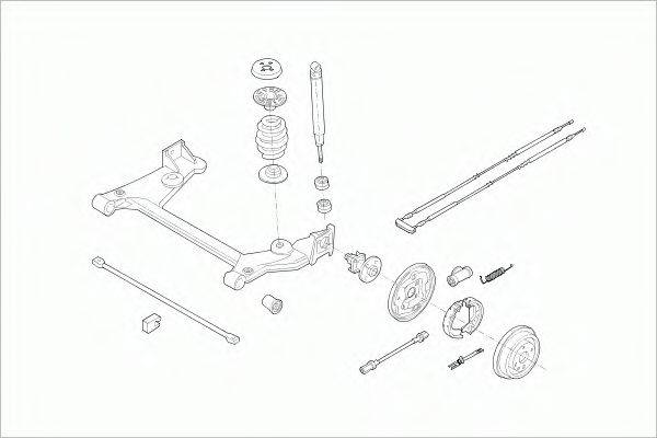 SACHS OPELASTRARS016 Рулевое управление; Подвеска колеса