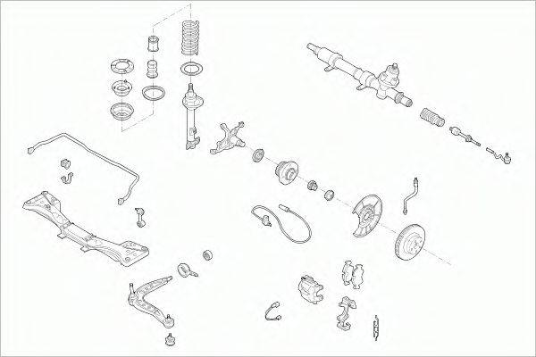 SACHS BMW3COUFS002 Рулевое управление; Подвеска колеса
