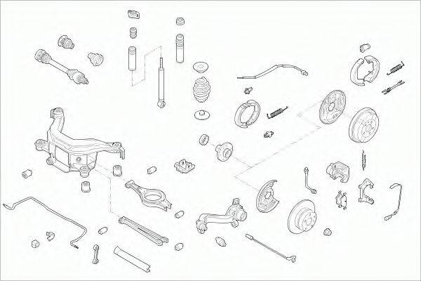 SACHS BMW3RS004 Рулевое управление; Подвеска колеса
