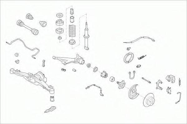 SACHS BMW5TOURS003 Рулевое управление; Подвеска колеса