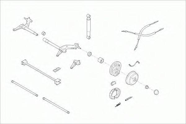 SACHS RENAUCLIORS003 Рулевое управление; Подвеска колеса