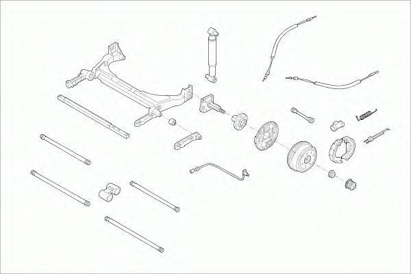 SACHS RENAUMEGANRS007 Рулевое управление; Подвеска колеса