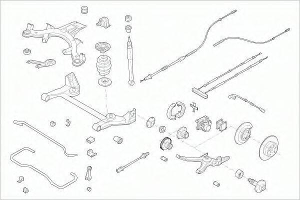 SACHS OPELVECTRRS009 Рулевое управление; Подвеска колеса