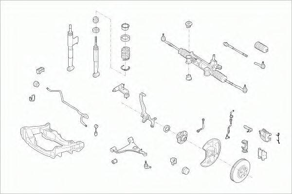 SACHS MERCEEKLAFS003 Рулевое управление; Подвеска колеса