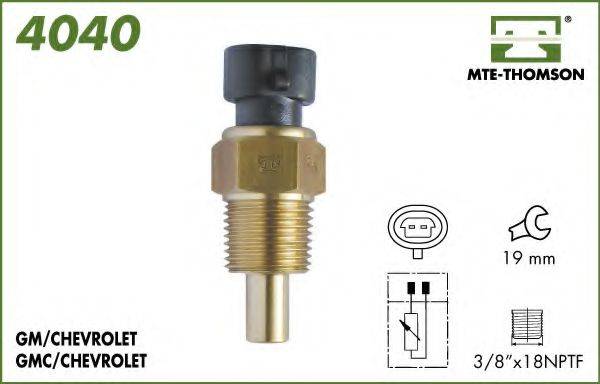 MTE-THOMSON 4040 Датчик, температура масла; Датчик, температура охлаждающей жидкости