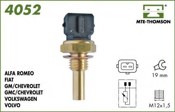 MTE-THOMSON 4052 Датчик, температура охлаждающей жидкости