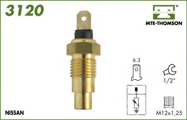 MTE-THOMSON 3120 Датчик, температура охлаждающей жидкости