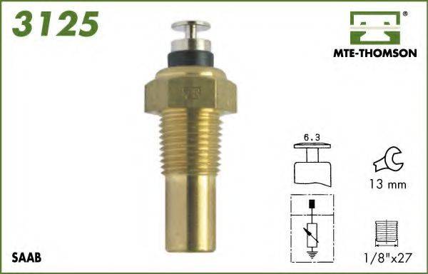 MTE-THOMSON 3125 Датчик, температура охлаждающей жидкости