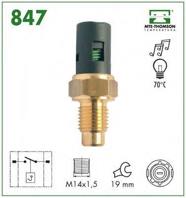 MTE-THOMSON 847 термовыключатель, сигнальная лампа охлаждающей жидкости