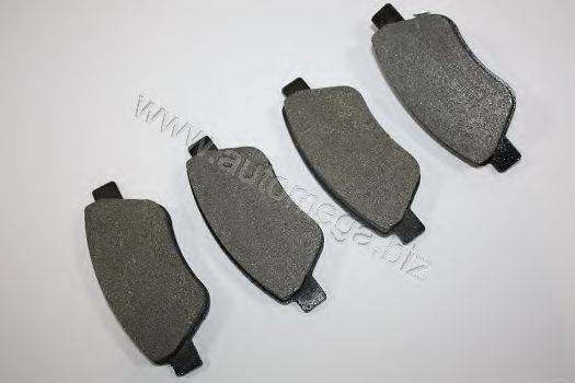 AUTOMEGA 3016050258 Комплект тормозных колодок, дисковый тормоз