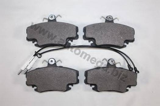 AUTOMEGA 3041060021092R Комплект тормозных колодок, дисковый тормоз