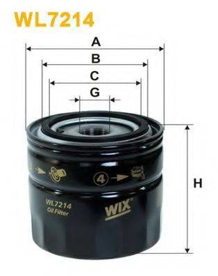 WIX FILTERS WL7214 Масляный фильтр