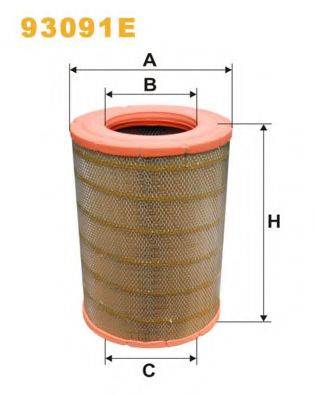 WIX FILTERS 93091E Воздушный фильтр