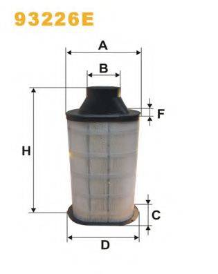 WIX FILTERS 93226E Воздушный фильтр