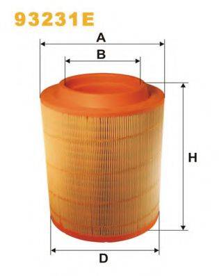 WIX FILTERS 93231E Воздушный фильтр