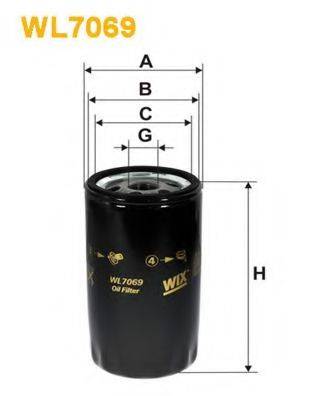 WIX FILTERS WL7069 Масляный фильтр