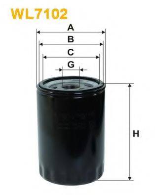 WIX FILTERS WL7102 Масляный фильтр