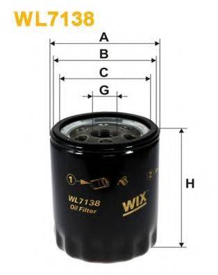 WIX FILTERS WL7138 Масляный фильтр