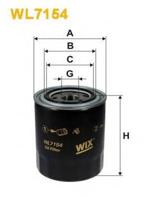 WIX FILTERS WL7154 Масляный фильтр