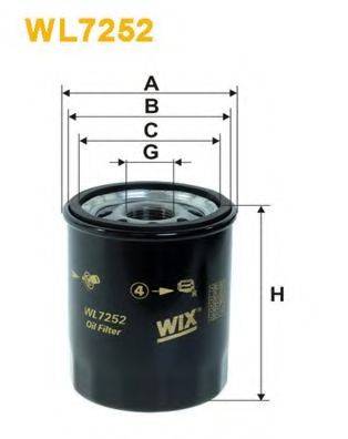 WIX FILTERS WL7252 Масляный фильтр