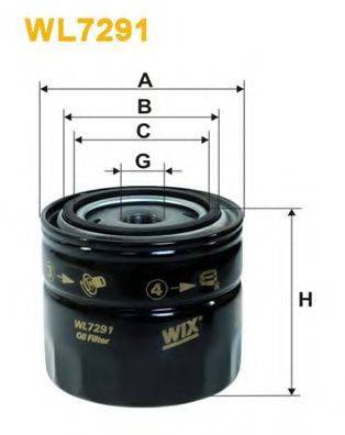 WIX FILTERS WL7291 Масляный фильтр