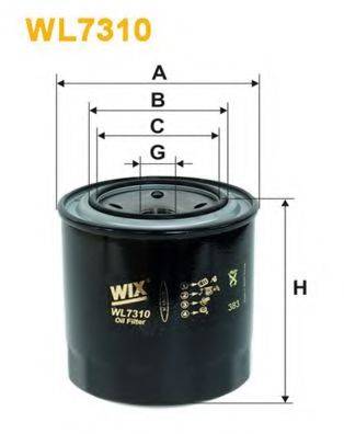 WIX FILTERS WL7310 Масляный фильтр