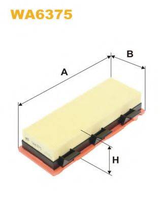 WIX FILTERS WA6375 Воздушный фильтр