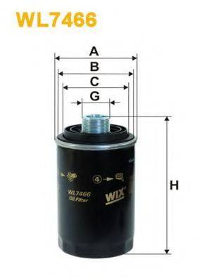 WIX FILTERS WL7466 Масляный фильтр