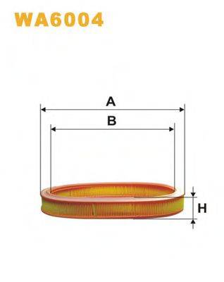 WIX FILTERS WA6004 Воздушный фильтр