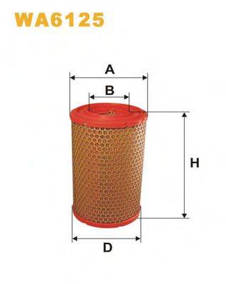 WIX FILTERS WA6125 Воздушный фильтр