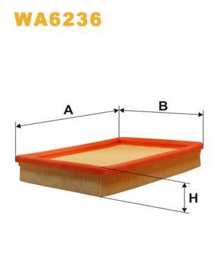 WIX FILTERS WA6236 Воздушный фильтр