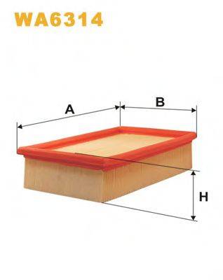 WIX FILTERS WA6314 Воздушный фильтр