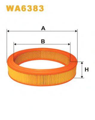 WIX FILTERS WA6383 Воздушный фильтр