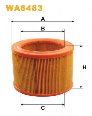 WIX FILTERS WA6483 Воздушный фильтр