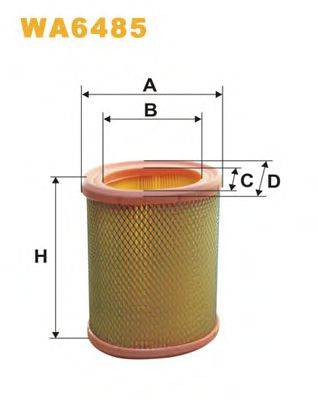 WIX FILTERS WA6485 Воздушный фильтр