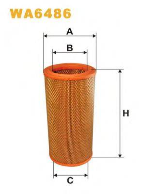 WIX FILTERS WA6486 Воздушный фильтр