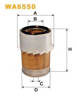 WIX FILTERS WA6550 Воздушный фильтр