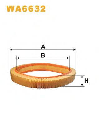 WIX FILTERS WA6632 Воздушный фильтр