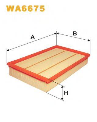 WIX FILTERS WA6675 Воздушный фильтр