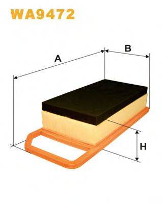 WIX FILTERS WA9472 Воздушный фильтр