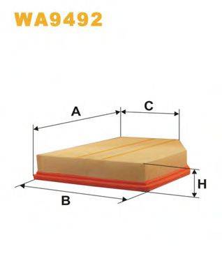 WIX FILTERS WA9492 Воздушный фильтр