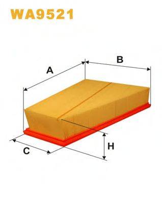 WIX FILTERS WA9521 Воздушный фильтр