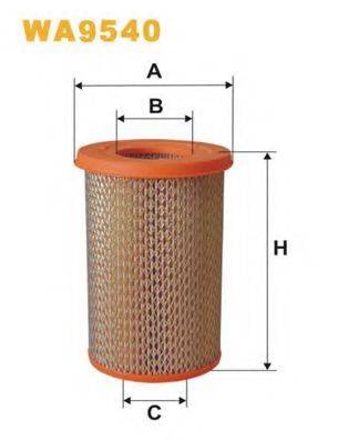 WIX FILTERS WA9540 Воздушный фильтр