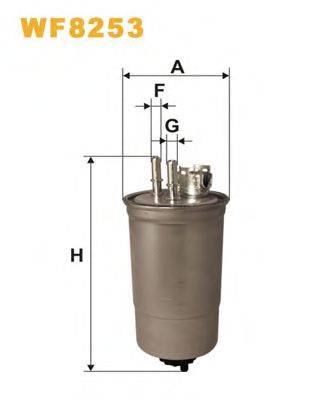 WIX FILTERS WF8253 Топливный фильтр