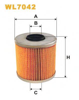 WIX FILTERS WL7042 Масляный фильтр
