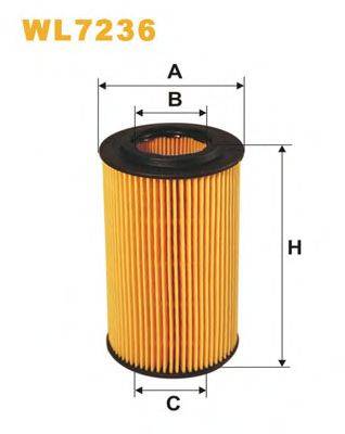 WIX FILTERS WL7236 Масляный фильтр