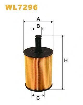 WIX FILTERS WL7296 Масляный фильтр